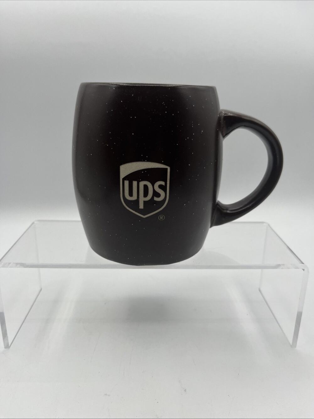 UPS UNITED PARCEL SERVICE Postal Service Logo Brown/Yellow Coffee Rare Shape
